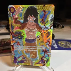 Bandai One Piece Card Game Monkey D. Luffy OP09-119 Full Art Secret Rare - Image 1