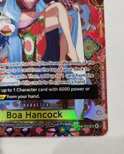 English Boa Hancock OP14-112 SP The Azure Sea's Seven One Piece CCG NM - Image 4