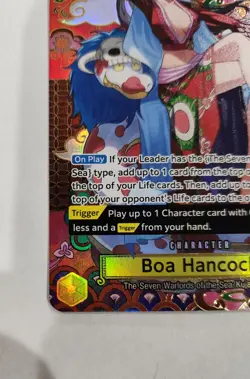 English Boa Hancock OP14-112 SP The Azure Sea's Seven One Piece CCG NM - Image 5
