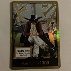 Op14 Dracula Mihawk Gold Don!! Mint The Azure Sea’s Seven One Piece Tcg English - Image 1