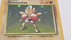 Hitmonchan Holo - 1999 Base Set - Original WOTC Vintage Pokemon Card - LP - Image 2