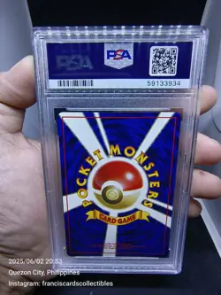 Pokemon Card - PSA 10: DARK VILEPLUME #45 (JAPANESE ROCKET) YR 1997 "HOLO SWIRL" - Image 3