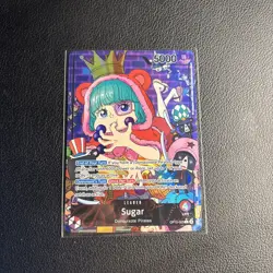 One Piece Sugar OP10-003 Parallel Alt Art Leader Royal Blood Card Game - Image 1