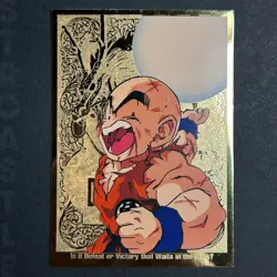 Krillin 1998 Funimation Dragon Ball Z Gold Insert #G3 🥋 Anime TCG Card - Image 1