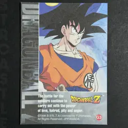 Krillin 1998 Funimation Dragon Ball Z Gold Insert #G3 🥋 Anime TCG Card - Image 2