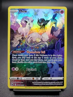Pokemon TCG Mew GG10/GG70 Galarian Gallery Crown Zenith Card - Image 1