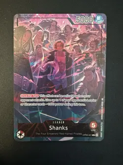 NM 2nd Anniversary Collection Shanks Leader (OP09-001) ENG One Piece Card Game - Image 1