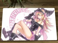 New Playmat Dark Magician Girl TCG CCG Trading Card Game Mat + Free Bag - Image 1
