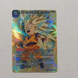 SS3 Son Goku (Mini) Dragon Ball Super NM Texured Foil Card - Image 1