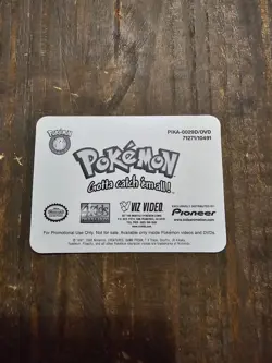 Pokemon 1998 Marill: 3D PROMO Card LENTICULAR Viz Video RARE - Image 2