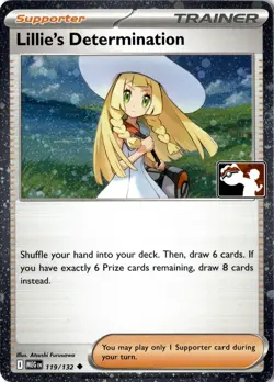 Lillie's Determination 119/132 Prize Pack Series Cards Holo - Image 1
