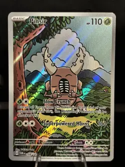 Pokemon Pinsir TCG Sv06 Twilight Masquerade Holo Illustration Rare Card 168/167 - Image 1