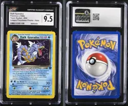 CGC 9.5 MINT+ Dark Gyarados 1999 Team Rocket 8/82 Prerelease Holo Pokemon Card - Image 1