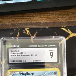 Pokemon Magikarp Black Star Promo XY143 CGC 9 English 2016 TCG Card - Image 2