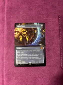 Magic the Gathering Mana Vault Borderless Non-Foil Card Double Masters 2022 - Image 1