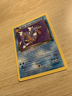 Dark Gyarados 25/82 Rare Team Rocket Pokemon Card WOTC 2000 Vintage TCG - Image 2