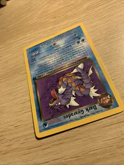 Dark Gyarados 25/82 Rare Team Rocket Pokemon Card WOTC 2000 Vintage TCG - Image 3