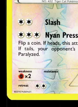 Purugly 94/122 BREAKpoint LP Reverse Holo Pokemon Card TCG - Image 4