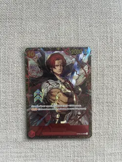 One Piece TCG - Shanks OP09-004 Regional Top 8 Prize Card - English - Image 1