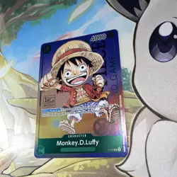 Monkey D Luffy P-037 1st Anniversary Tournament Promo Holo One Piece Card Eng Nm - Image 2