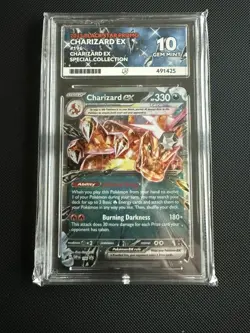 Pokemon TCG Charizard EX 196 Black Star Promo - ACE 10 Gem Mint - Holo Card - Image 1