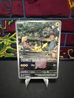 Pokemon Pikachu TCG Holo Card 173/165 Scarlet & Violet 151 Series - Image 1