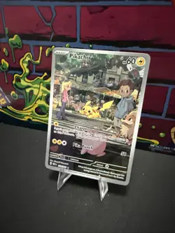 Pokemon Pikachu TCG Holo Card 173/165 Scarlet & Violet 151 Series - Image 3