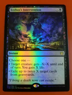 1x Erebos's Intervention | FOIL | Theros Beyond Death | MTG Magic Cards - Image 1