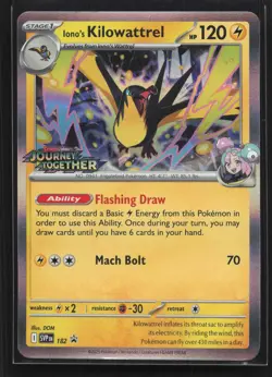 Iono's Kilowattrel - (Prerelease) Promo SV: Scarlet & Violet Promo Cards 182 NM - Image 1