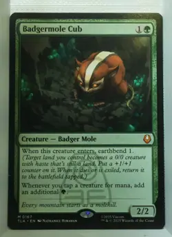 Badgermole Cub M Avatar: The Last Airbender 167 NM - Image 1