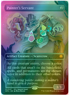 Painters Servant - Foil - Borderless Special Guests Lorwyn Eclipsed MTG - Image 1