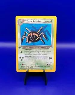 Dark Ariados 17/105 1st Edition Non Holo Rare Neo Destiny Pokemon Card WOTC 2000 - Image 1