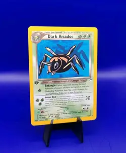 Dark Ariados 17/105 1st Edition Non Holo Rare Neo Destiny Pokemon Card WOTC 2000 - Image 2