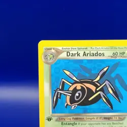 Dark Ariados 17/105 1st Edition Non Holo Rare Neo Destiny Pokemon Card WOTC 2000 - Image 4