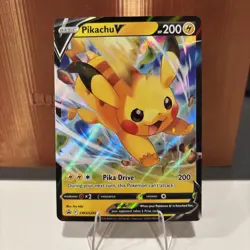 💥 Pokemon TCG Pikachu V Crown Zenith Promo SWSH285 Holo 2023 - Image 1