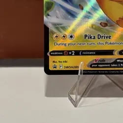 💥 Pokemon TCG Pikachu V Crown Zenith Promo SWSH285 Holo 2023 - Image 4