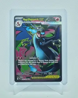 POKEMON Mega Charizard X EX 109/094 ULTRA RARE FULL ART HOLO Phantasmal Flames - Image 1