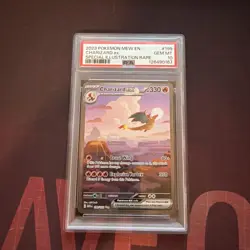 2023 POKEMON MEW EN-151 SPECIAL ILLUSTRATION RARE #199 CHARIZARD EX PSA 10 - Image 1