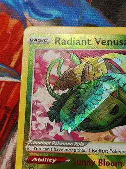 Pokemon TCG Radiant Venusaur 004/078 Pokemon GO Holo - Image 2