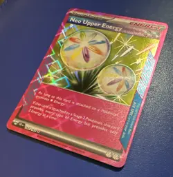Neo Upper Energy #162/162 Pokemon SV05: Temporal Forces ACE SPEC Rare Holo NM - Image 2
