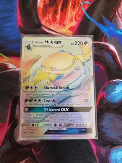 Alolan Muk GX 157/147 Pokemon Sun&Moon Burning Shadows Holo Secret Rare NM/MINT! - Image 1