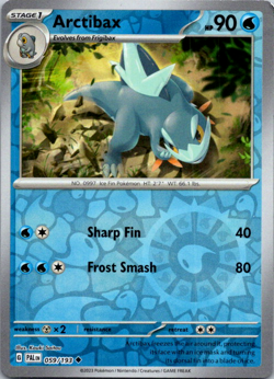 Pokemon TCG Arctibax Scarlet & Violet - Paldea Evolved 059/193 Reverse Holo... - Image 1