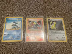 POKEMON WOTC BLACK STAR BUNDLE ENTEI, DARK PERSIAN, ARTICUNO - NM - Image 1