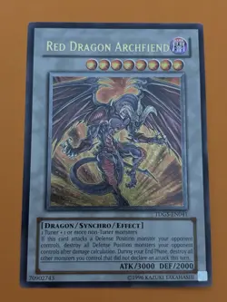 Yu-Gi-Oh! Red Dragon Archfiend Duelist Gn. Unlimited Ultimate Rare TDGS-EN041 NM - Image 3