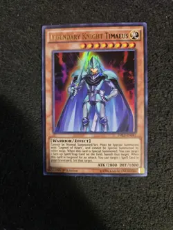 Legendary Knight Timaeus - DRL3-EN041 - Ultra Rare - 1st Edition x1 - Lightly Pl - Image 1