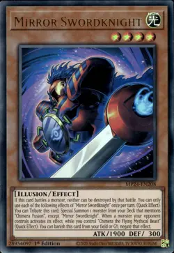 Mirror Swordknight - Ultra Rare 1st Edition MP24-EN208 - NM - YuGiOh - Image 1
