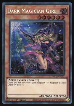 Dark Magician Girl ALT ART - MP24-EN053 - Prismatic Secret Rare Yugioh Euro - Image 1