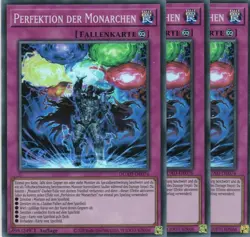 yugioh 3x Perfektion der Monarchen DUAD-DE076 SUPER RARE 1AUFLAGE DEUTSCH - Image 1