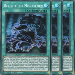 yugioh 3x Revolte der Monarchen DUAD-DE062 SUPER RARE 1AUFLAGE DEUTSCH - Image 1