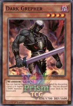 1st Ed Dark Grepher SDPD-EN017 Yugioh - Image 1